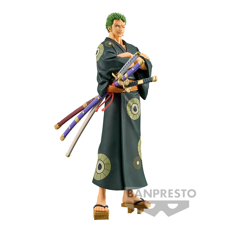 Banpresto One Piece Roronoa Zoro - DXF The Grandline Series Wanokuni Yukata Ver. Figure