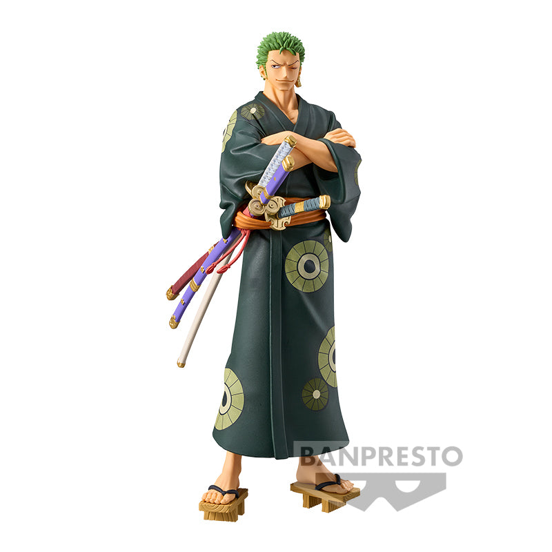 Banpresto One Piece Roronoa Zoro - DXF The Grandline Series Wanokuni Yukata Ver. Figure