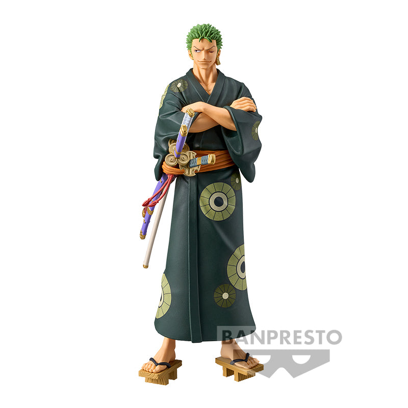 Banpresto One Piece Roronoa Zoro - DXF The Grandline Series Wanokuni Yukata Ver. Figure