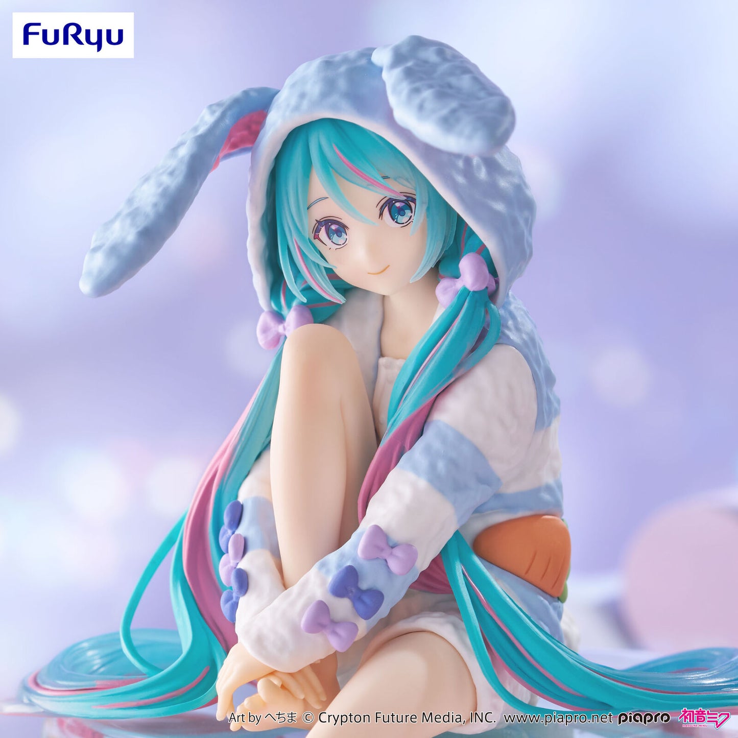 FuRyu Hatsune Miku - Noodle Stopper Figure Rabbit Ear Hood Pajama