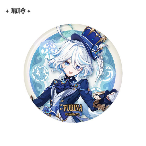 Genshin Impact Furina Court of Fontaine Series Character Tin Badge Pneuma