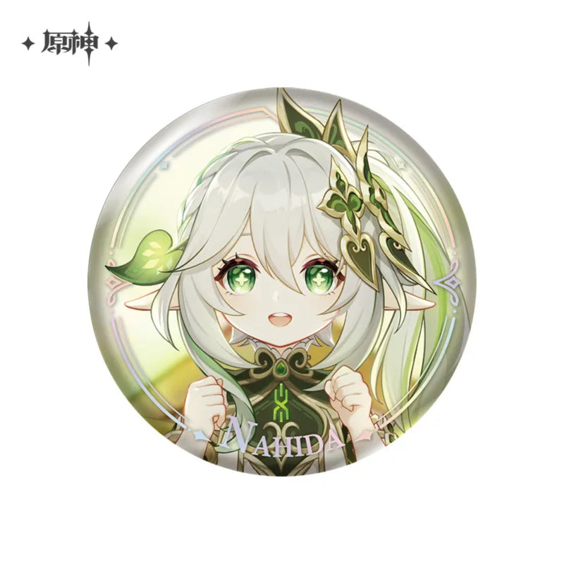 Genshin Impact Nahida Character PV Series Tin Can Badge