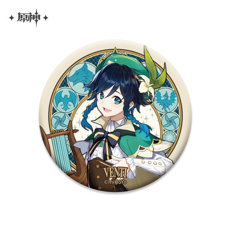 Genshin Impact Mondstadt Series Character Tin Badge