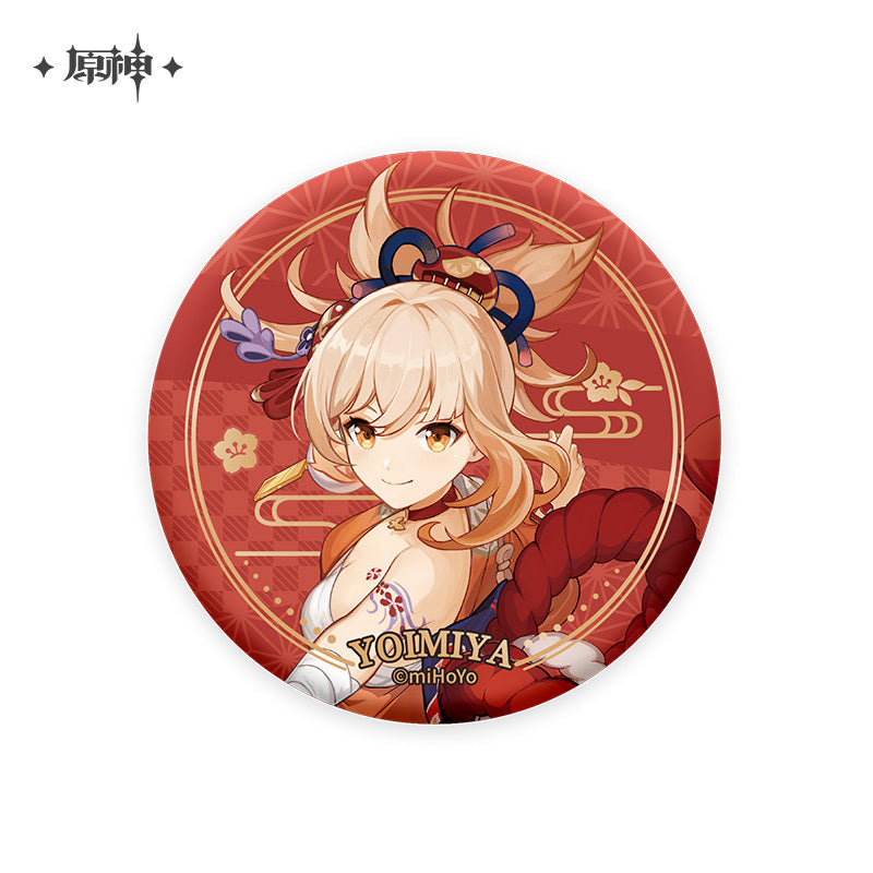 Genshin Impact Inazuma City Series Character Tin Badge