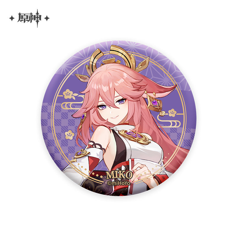 Genshin Impact Inazuma City Series Character Tin Badge