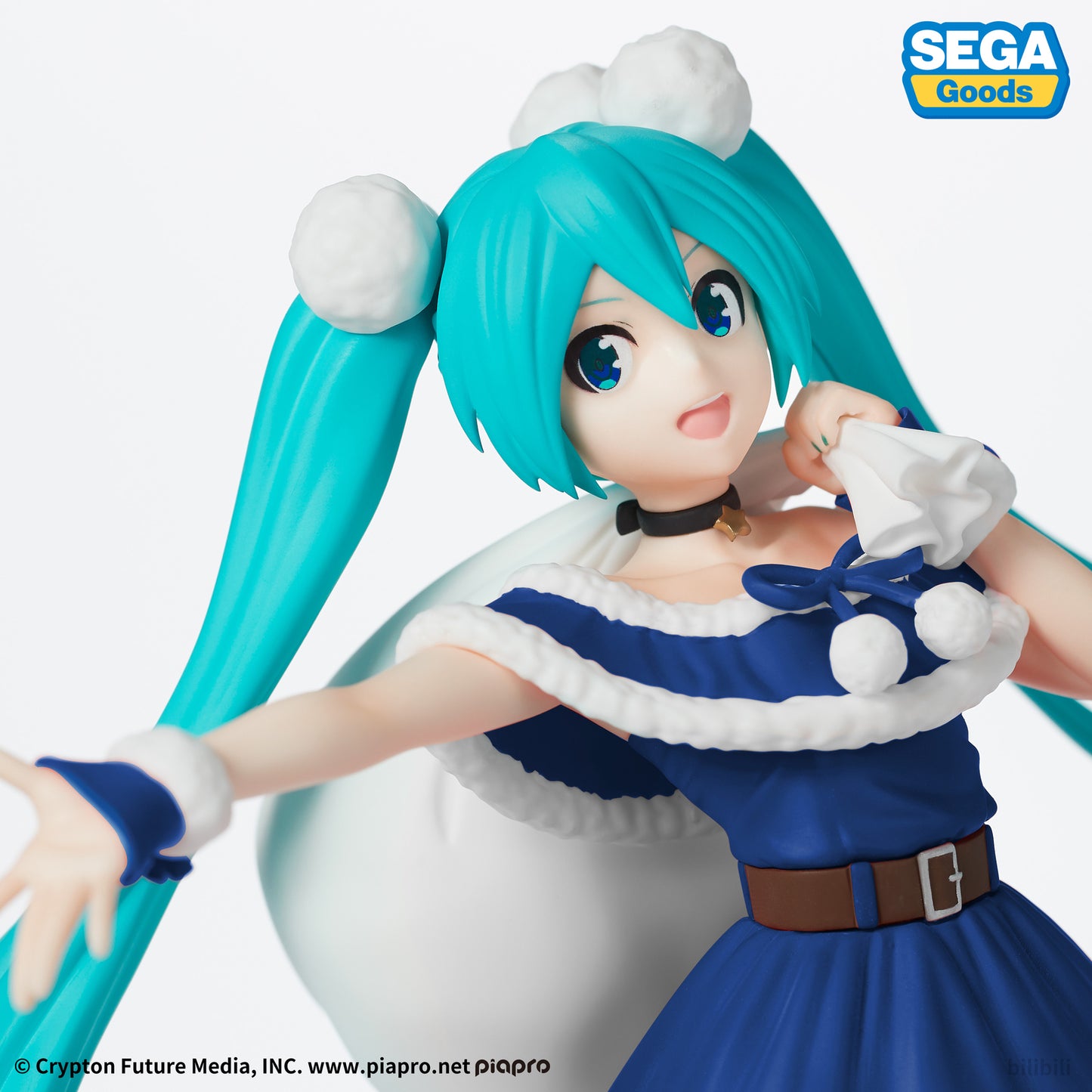 SEGA Hatsune Miku Series MIKU CHRISTMAS 2020 SPM Figure Blue Ver.