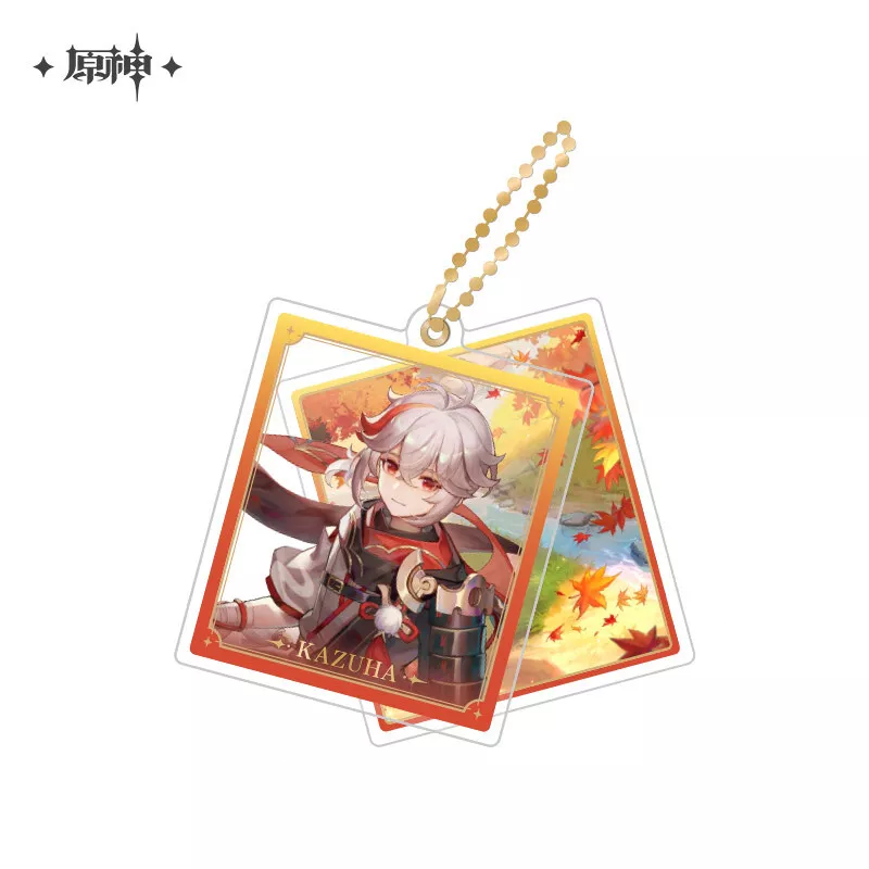 Genshin Impact Kamisato Kazuha Character Double Acrylic Strap