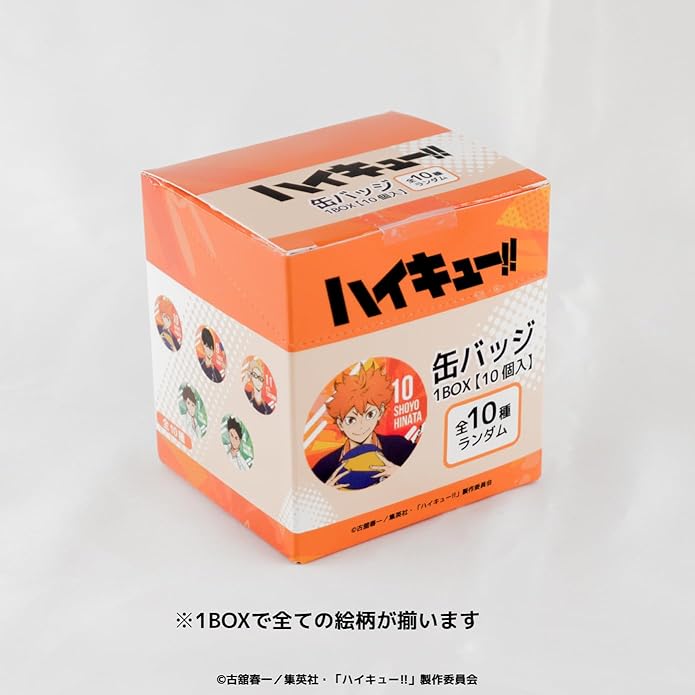 Haikyu! Random Tin Badge Blind Box