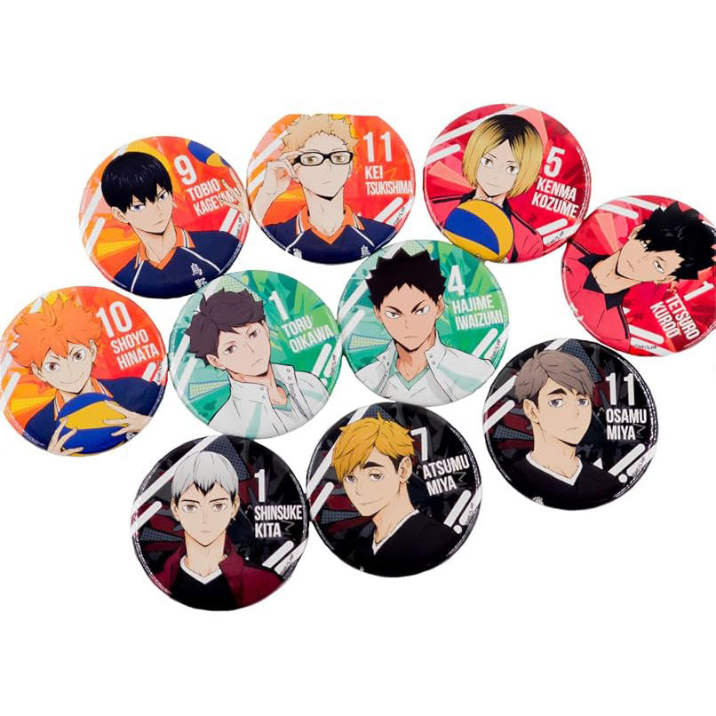 Haikyu! Random Tin Badge Blind Box