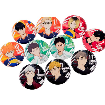 Haikyu! Random Tin Badge Blind Box