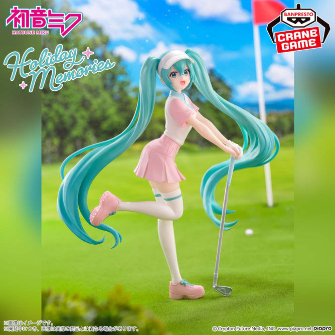 Banpresto Vocaloid Hatsune Miku Holiday Memories Golf Figure