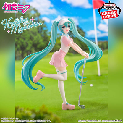 Banpresto Vocaloid Hatsune Miku Holiday Memories Golf Figure