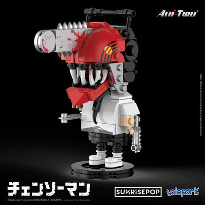 SUNRISEPOP Chainsaw Man Denji - Big Head Bricks Figure