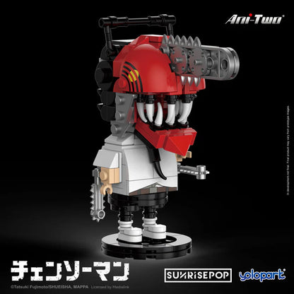 SUNRISEPOP Chainsaw Man Denji - Big Head Bricks Figure