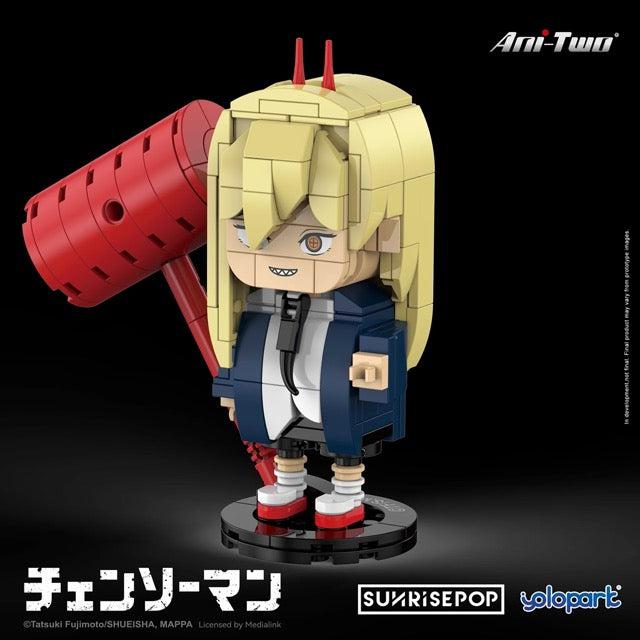 SUNRISEPOP Chainsaw Man Power - Big Head Bricks Figure