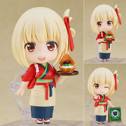 Nendoroid Lycoris Recoil Chisato Nishikigi - Cafe LycoReco Uniform Ver. Figure No. 2335
