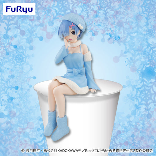 FuRyu Re:Zero Starting Life in Another World Rem - Snow Princess Noodle Stopper Figure