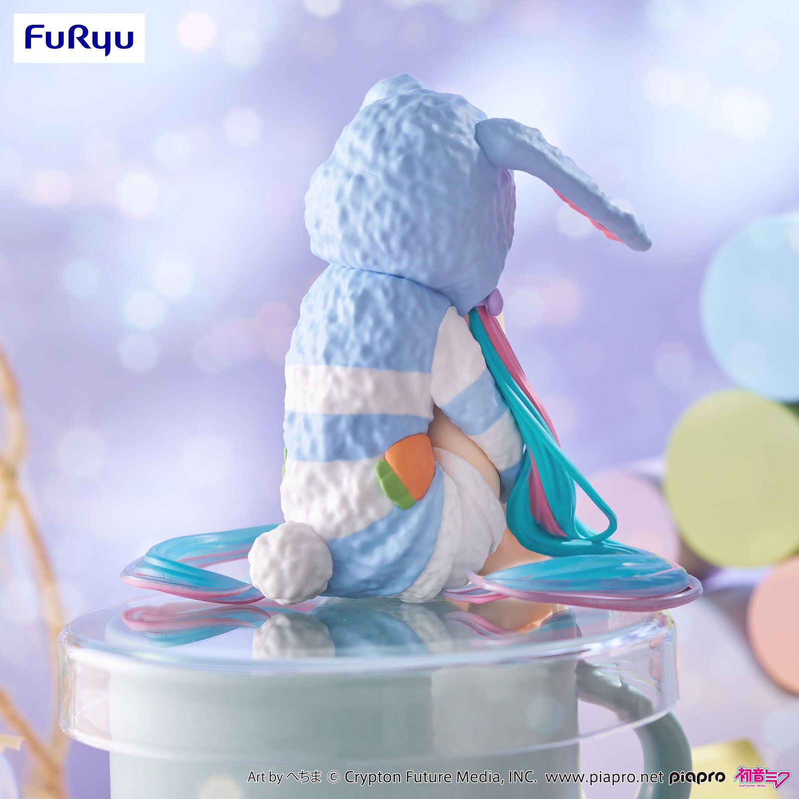 FuRyu Hatsune Miku - Noodle Stopper Figure Rabbit Ear Hood Pajama
