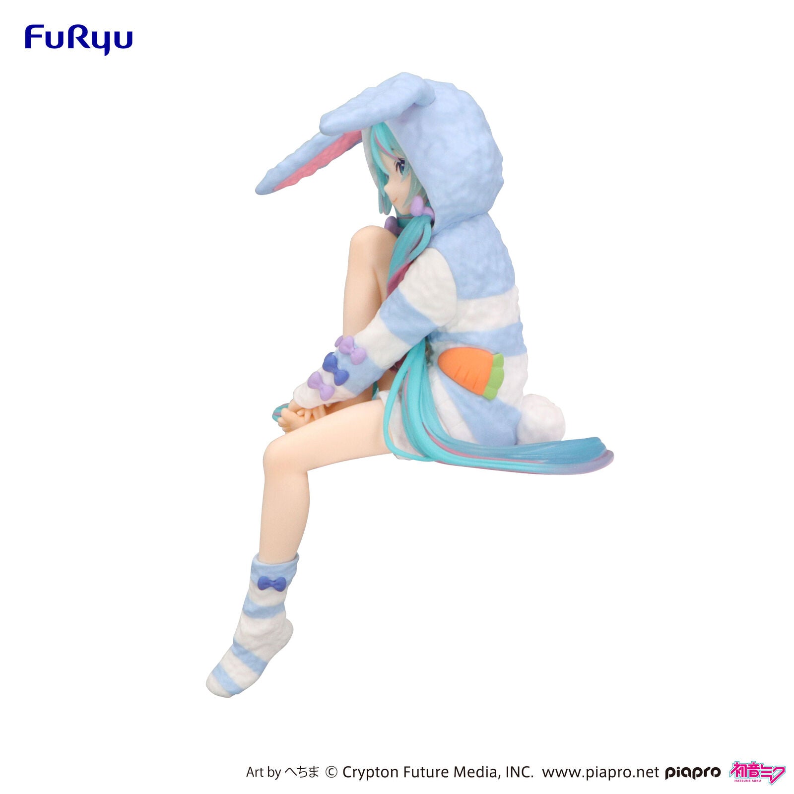 FuRyu Hatsune Miku - Noodle Stopper Figure Rabbit Ear Hood Pajama