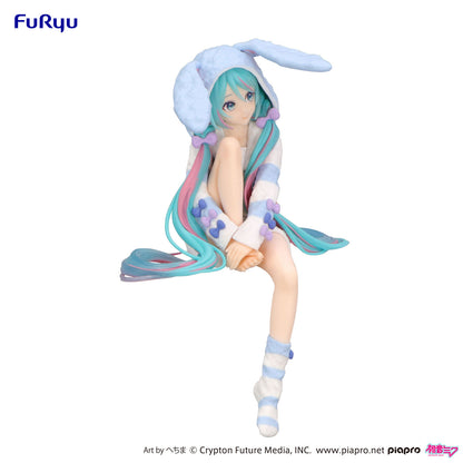 FuRyu Hatsune Miku - Noodle Stopper Figure Rabbit Ear Hood Pajama
