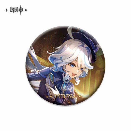 Genshin Impact Furina Character Tin Badge