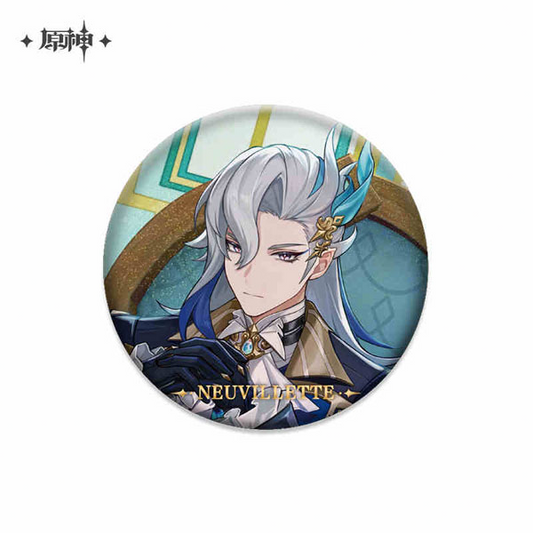 Genshin Impact Neuvillette Character Tin Badge