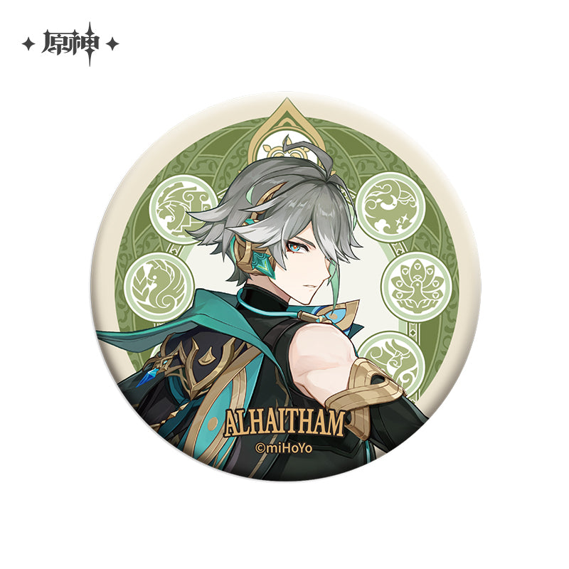 Genshin Impact Al Haitham Sumeru City Series Character Tin Badge