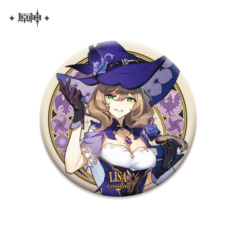 Genshin Impact Mondstadt Series Character Tin Badge