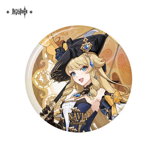 Genshin Impact Navia Court of Fontaine Series Character Tin Badge