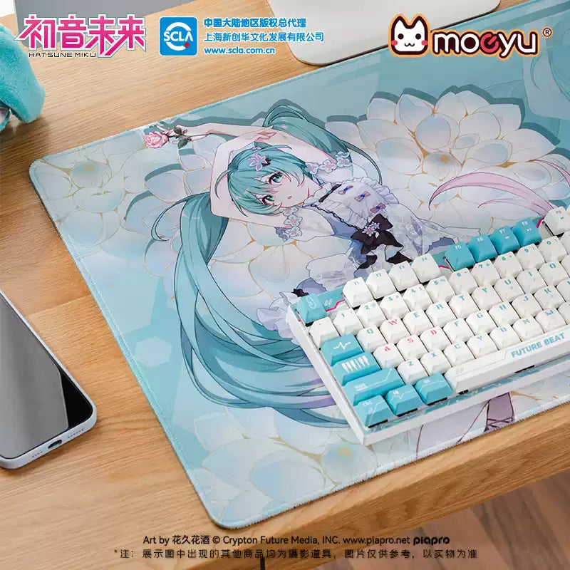 Moeyu Hatsune Miku Language of Flowers Mousepad