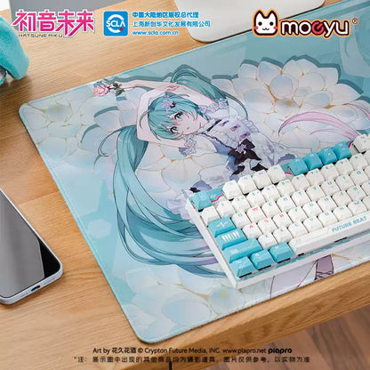 Moeyu Hatsune Miku Language of Flowers Mousepad