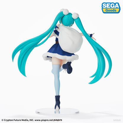 SEGA Hatsune Miku Series MIKU CHRISTMAS 2020 SPM Figure Blue Ver.