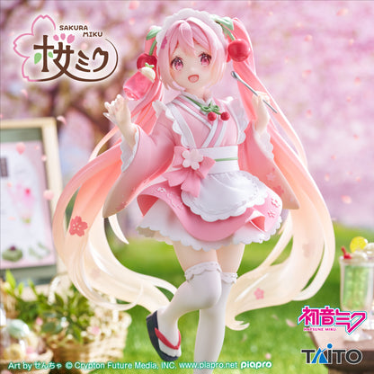Taito Hatsune Miku - Sakura Miku Japanese Cafe Ver. Coreful Figure