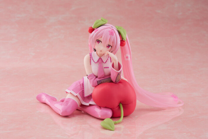 Taito Vocaloid Hatsune Miku - Sakura Miku Desktop Cute Figure Cherry Cushion ver.