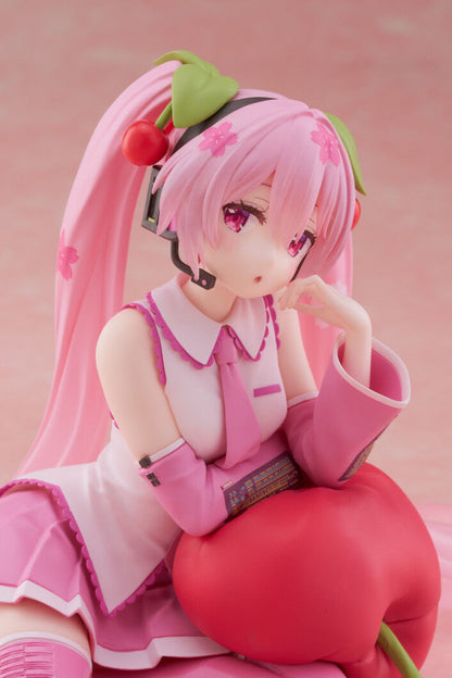 Taito Vocaloid Hatsune Miku - Sakura Miku Desktop Cute Figure Cherry Cushion ver.