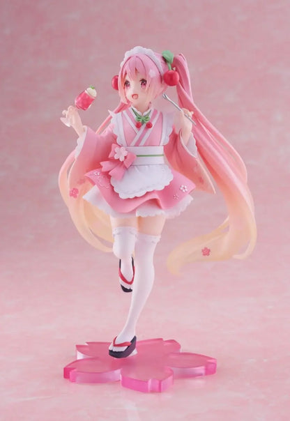 Taito Hatsune Miku - Sakura Miku Japanese Cafe Ver. Coreful Figure