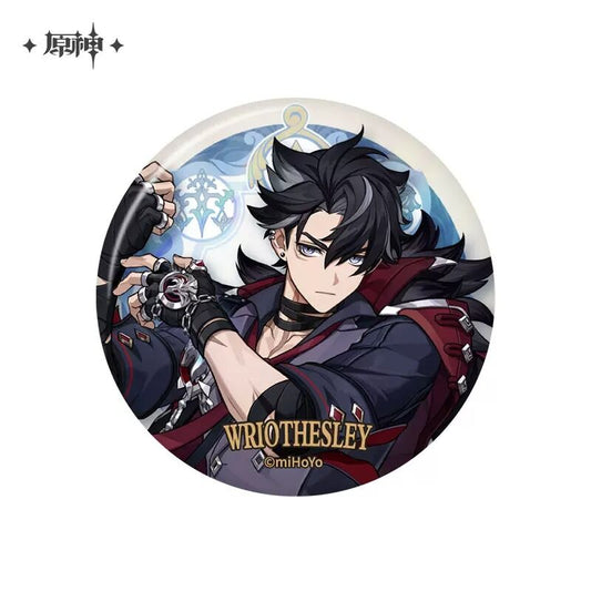 Genshin Impact Wriothesley Court of Fontaine Series Character Tin Badge