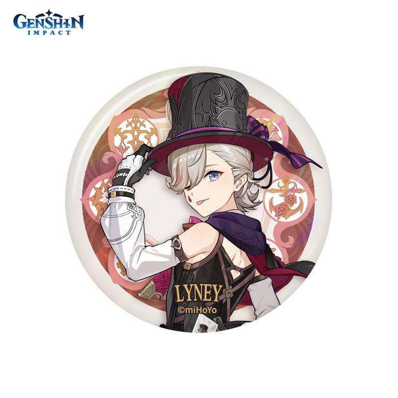 Genshin Impact Lyney Court of Fontaine Series Character Tin Badge