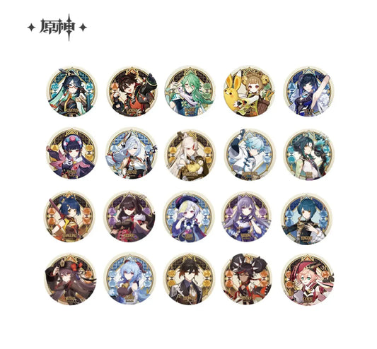 Genshin Impact Liyue Harbor Series Character Tin Badge