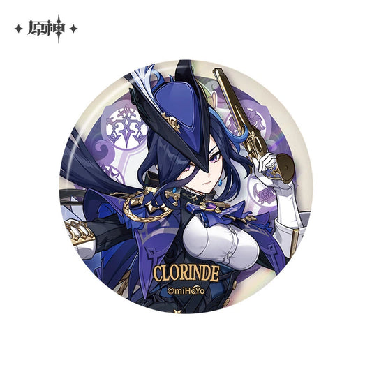 Genshin Impact Clorinde Court of Fontaine Series Character Tin Badge